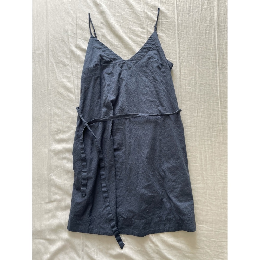 Abercrombie Blue Linen Shift Dress